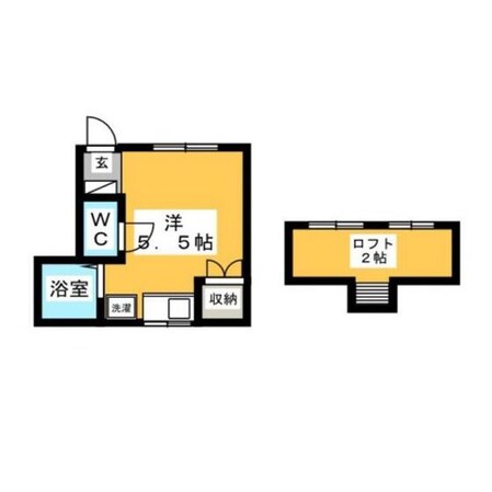 五反野駅 徒歩3分 2階の物件間取画像